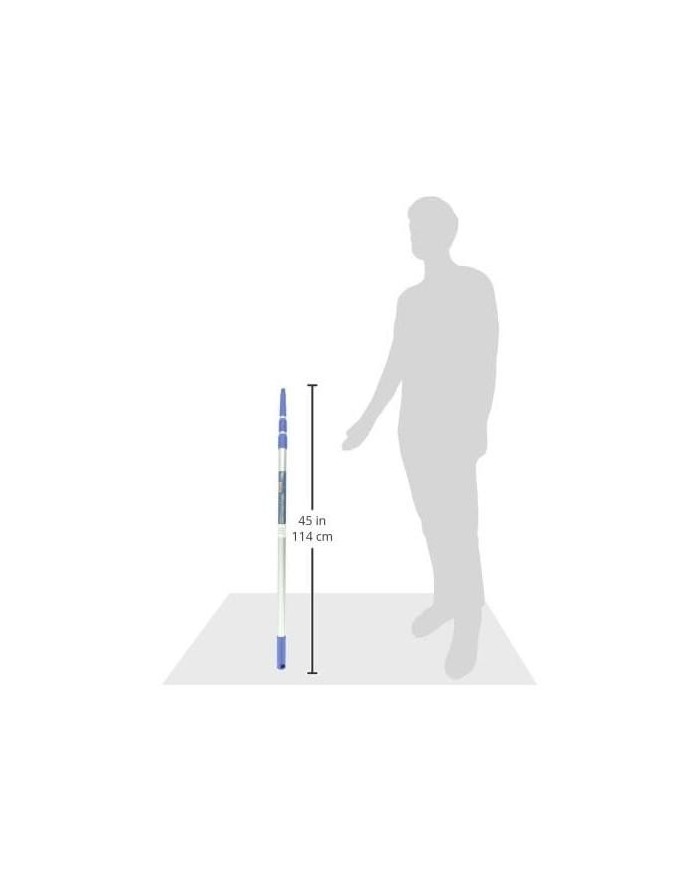 MANGO MAYA EXTENSIBLE ALUMINIO CON ROSCA 2'40MTS.