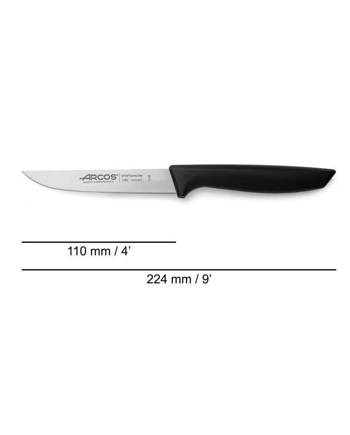 CUCHILLO ARCOS MODELO NIZA  VERDURA 110 MM. 135200