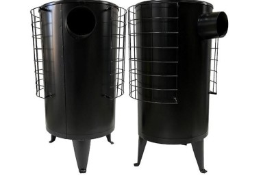 ESTUFA CHAPA ECODESING PINTADA NEGRA Nº 4