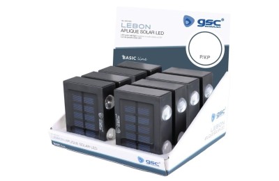 APLIQUE SOLAR GSC LED LEBON...