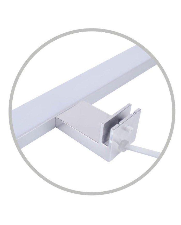 APLIQUE BAÑO LED GSC LAKSA ALUMINIO 8W. 6500K 40CMS. 203800042
