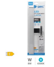 APLIQUE BAÑO LED GSC LAKSA ALUMINIO 8W. 6500K 40CMS. 203800042