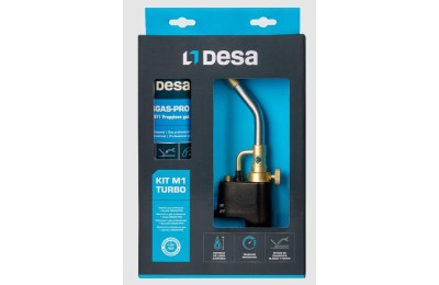 KIT SOPLETE + CARTUCHO GAS M1 TURBO DESA