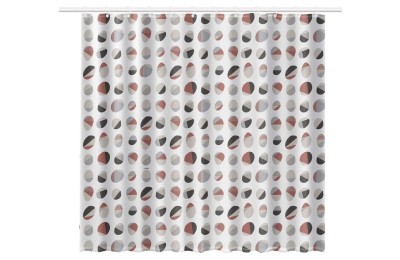 CORTINA BAÑO RAYEN PLASTICO BLANCA ESTAMPADA 2350.17