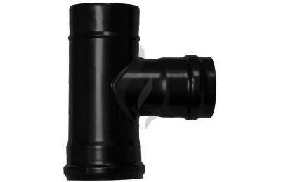 TE ESTUFA VITRIFICADA PELLET 80 MM. 90º