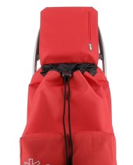 CARRO ROLSER SAQUET TERMO LN 4 RUEDAS ROJO