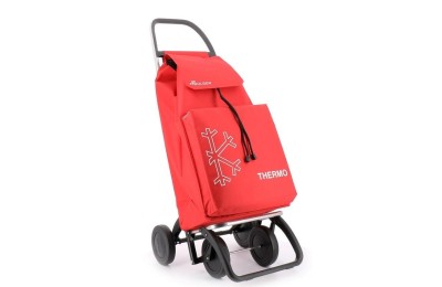 CARRO ROLSER SAQUET TERMO LN 4 RUEDAS ROJO