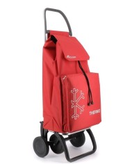 CARRO ROLSER SAQUET TERMO LN 4 RUEDAS ROJO