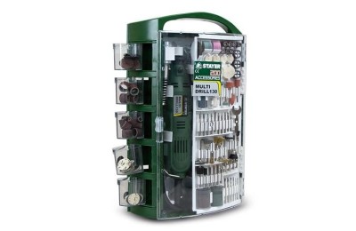 MULTIHERRAMIENTA ROTATIVA STAYER 130W. + ACCESORIOS