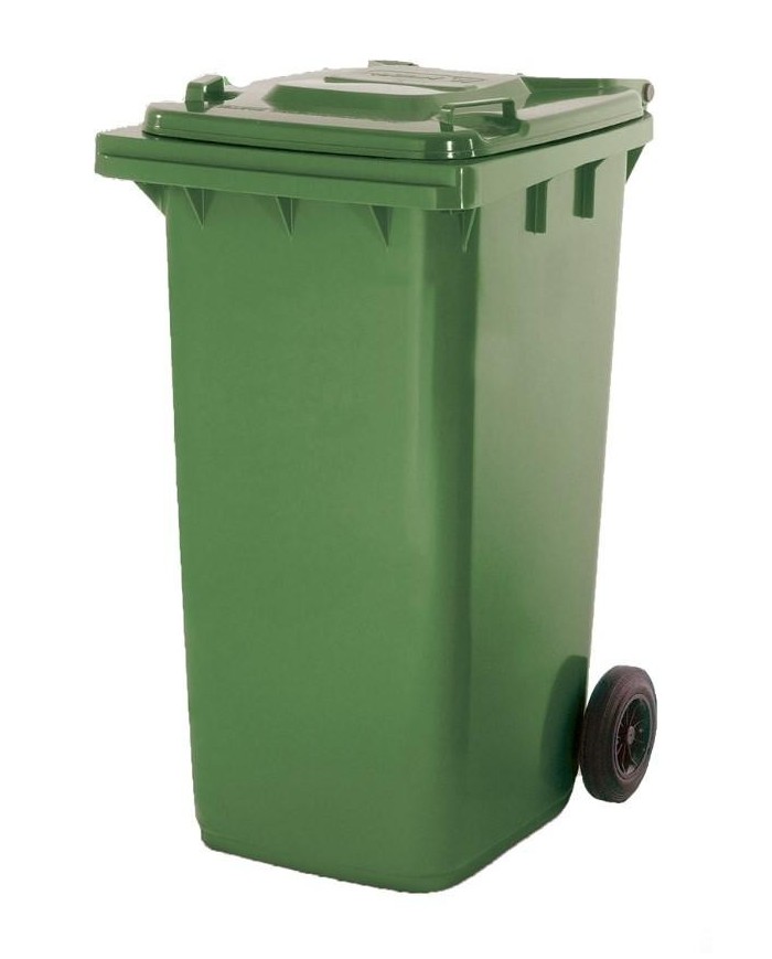 CONTENEDOR MAYA VERDE CON RUEDAS 240 LTS. 04007