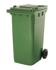 CONTENEDOR MAYA VERDE CON RUEDAS 240 LTS. 04007
