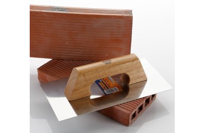 LLANA INOXIDABLE 300X150MM. MANGO MADERA ALYCO