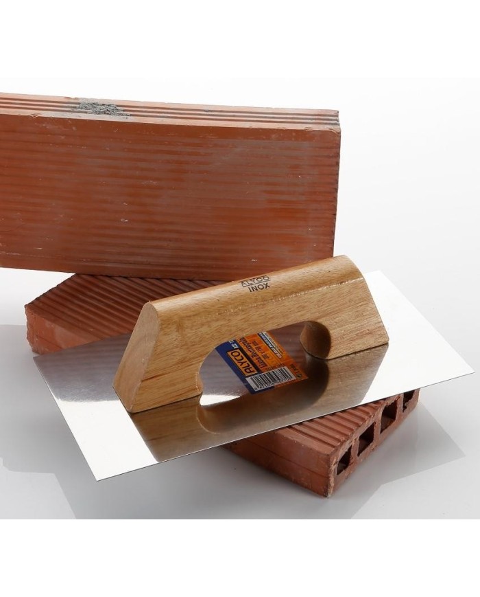 LLANA INOXIDABLE ALYCO 300X150MM. MANGO MADERA        195770