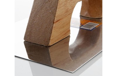 LLANA INOXIDABLE 300X150MM. MANGO MADERA ALYCO