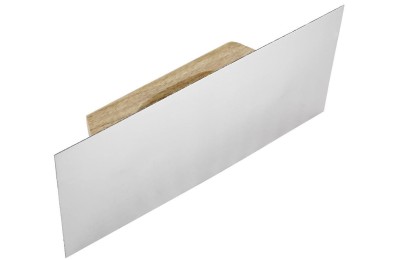 LLANA INOXIDABLE 300X150MM. MANGO MADERA ALYCO