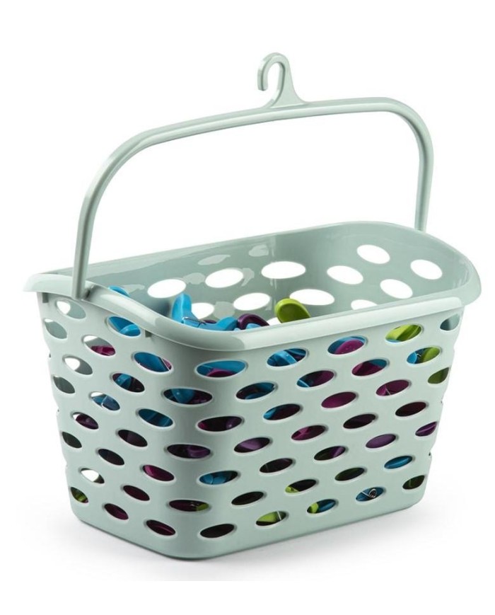 CESTA PINZAS PLASTICFORTE MOD. AIRE VRM 21X26X15CMS.  141871A