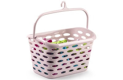 CESTA PINZAS PLASTICFORTE MOD. AIRE VRM 21X26X15CMS.