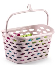 CESTA PINZAS PLASTICFORTE MOD. AIRE VRM 21X26X15CMS.  141871A