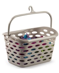 CESTA PINZAS PLASTICFORTE MOD. AIRE VRM 21X26X15CMS.  141871A