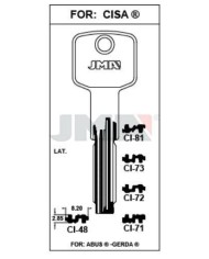 LLAVES BRUTO SEGURIDAD CI-48     LATON