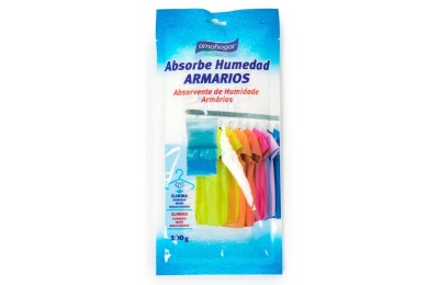 ELIMINADOR HUMEDAD ARMARIOS AMAHOGAR BOLSA 100 GRS.