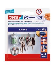 TIRA ADHESIVA DOBLE CARA TESA POWERSTRIPS 10 UNIDADES 58060-00000-01