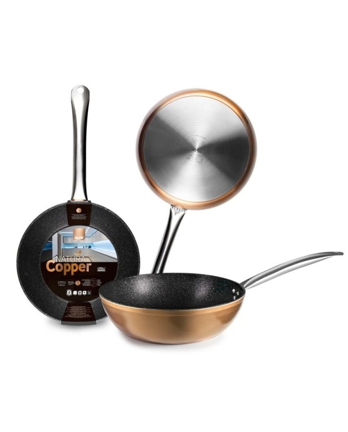 SARTEN HONDA ALUMINIO NATURA COPPER 28CM. IBILI