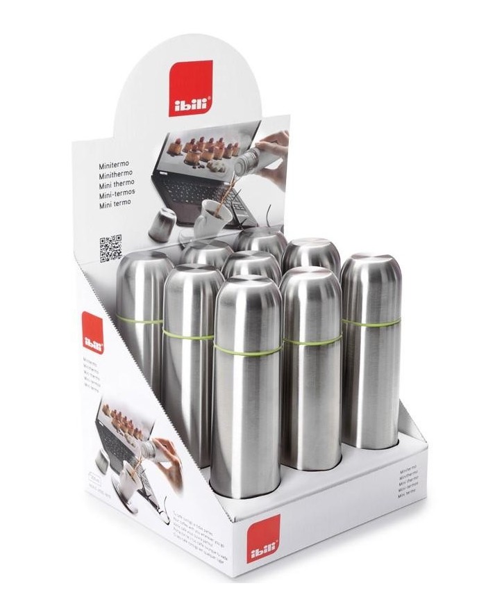 TERMO LIQUIDOS IBILI ACERO INOXIDABLE MINI 150CC. 753802