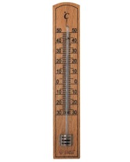 TERMOMETRO ANALOGICO GSC CELSIUS MADERA 20CMS. 502065002