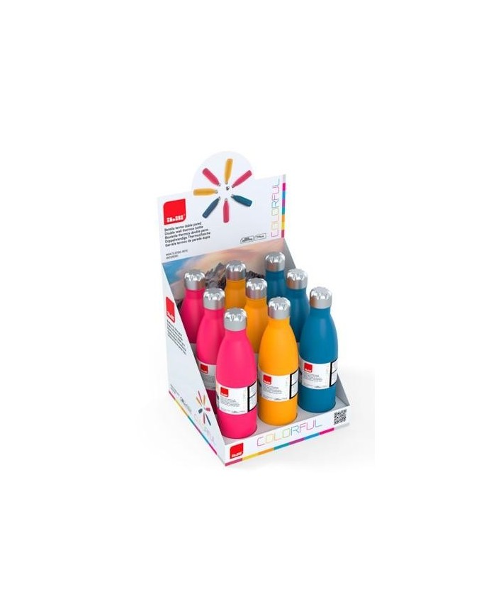 BOTELLA TERMO IBILI COLORFUL 500 ML.