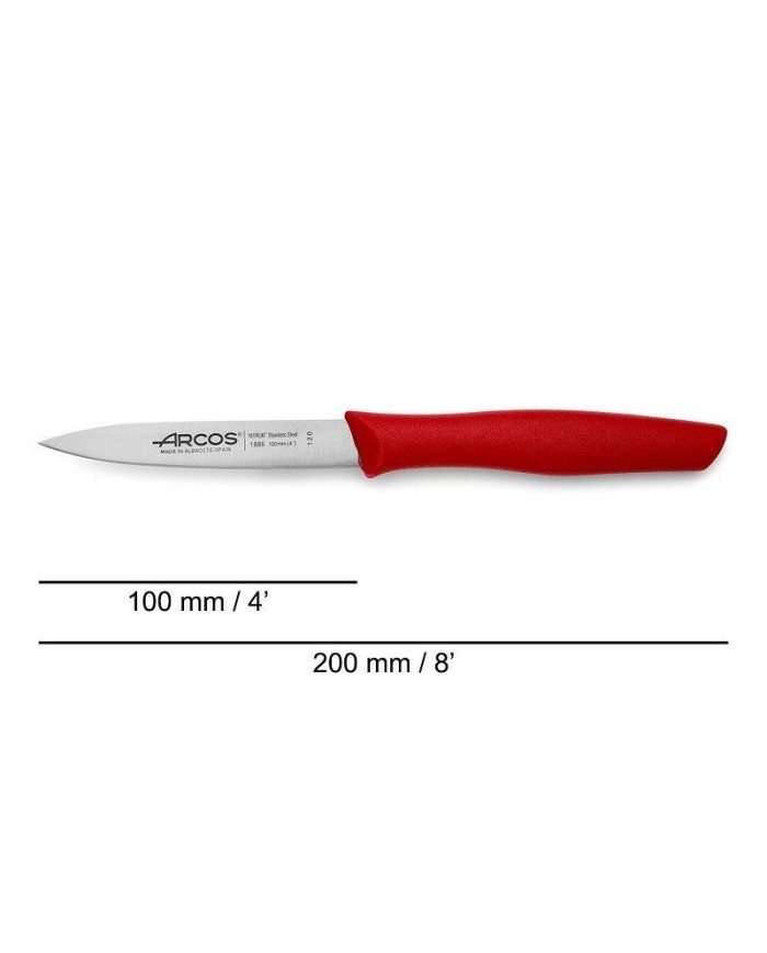 CUCHILLO ARCOS MOD.NOVA ROJO MONDADOR 100 MM. 188622