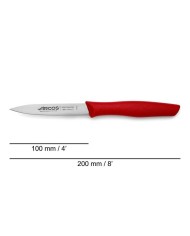 CUCHILLO ARCOS MOD.NOVA ROJO MONDADOR 100 MM. 188622