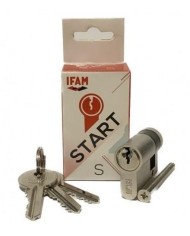 CILINDRO IFAM START-R SEGURIDAD LATON 80MM. 40X40 LEVA CORTA