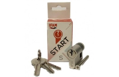 CILINDRO IFAM START-S NIQUEL 60MM. 30X30 LEVA CORTA