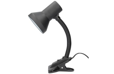 FLEXO SOBREMESA CON PINZA GSC SAIDU E27 40W. NEGRO