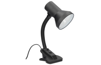 FLEXO SOBREMESA CON PINZA GSC SAIDU E27 40W. NEGRO