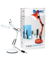FLEXO SOBREMESA CON PINZA GSC SAIDU E27 40W. NEGRO