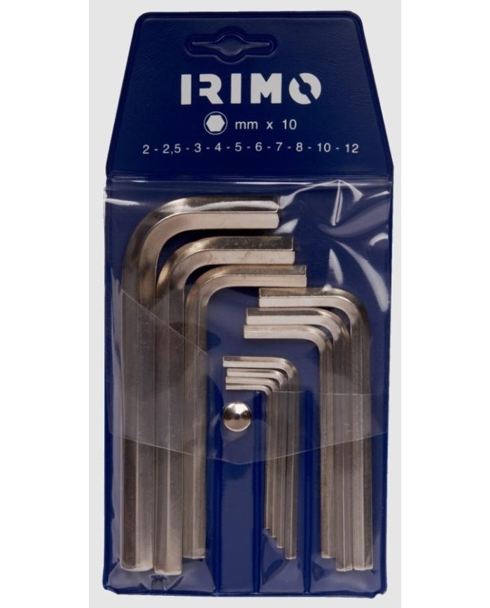 JUEGO  6 LLAVES ALLEN IRIMO 2-6 MM.