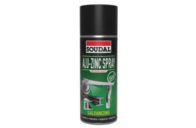 PINTURA SPRAY ALU-ZINC 400ML. SOUDAL