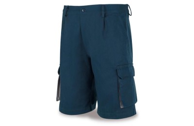 BERMUDAS ALGODON AZUL...