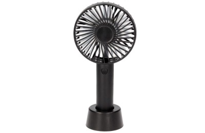 VENTILADOR DE MANO RECARGABLE NEGRO GSC