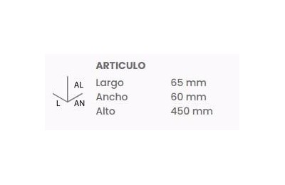 TOALLERO MEDIANO TATAY MARTINS INOX. 45 CMS.