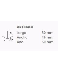 COLGADOR TATAY MARTINS INOX.