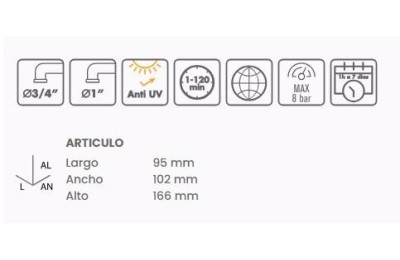 PROGRAMADOR RIEGO ANALOGICO TATAY