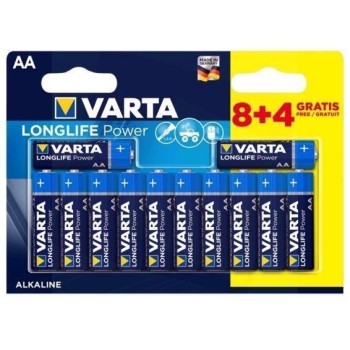 PILA VARTA AA LONGLIFE POWER BLISTER 8+4