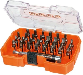 PUNTAS ATORNILLAR BLACK & DECKER (JUEGO 31PZS.)