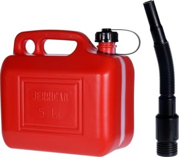 BIDON CARBURANTE KOOP PLASTICO ROJO CON CANULA