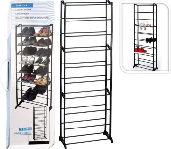 ESTANTE ZAPATERO 10 ALTURAS STORAGE SOLUTIONS 50X24X130CMS.