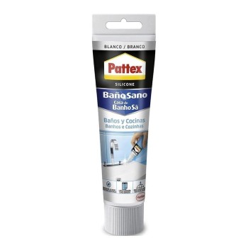 SILICONA PATTEX BLANCA BAÑO 50 ML