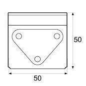 PLACA COLGADOR ARMARIO (50U) MICEL